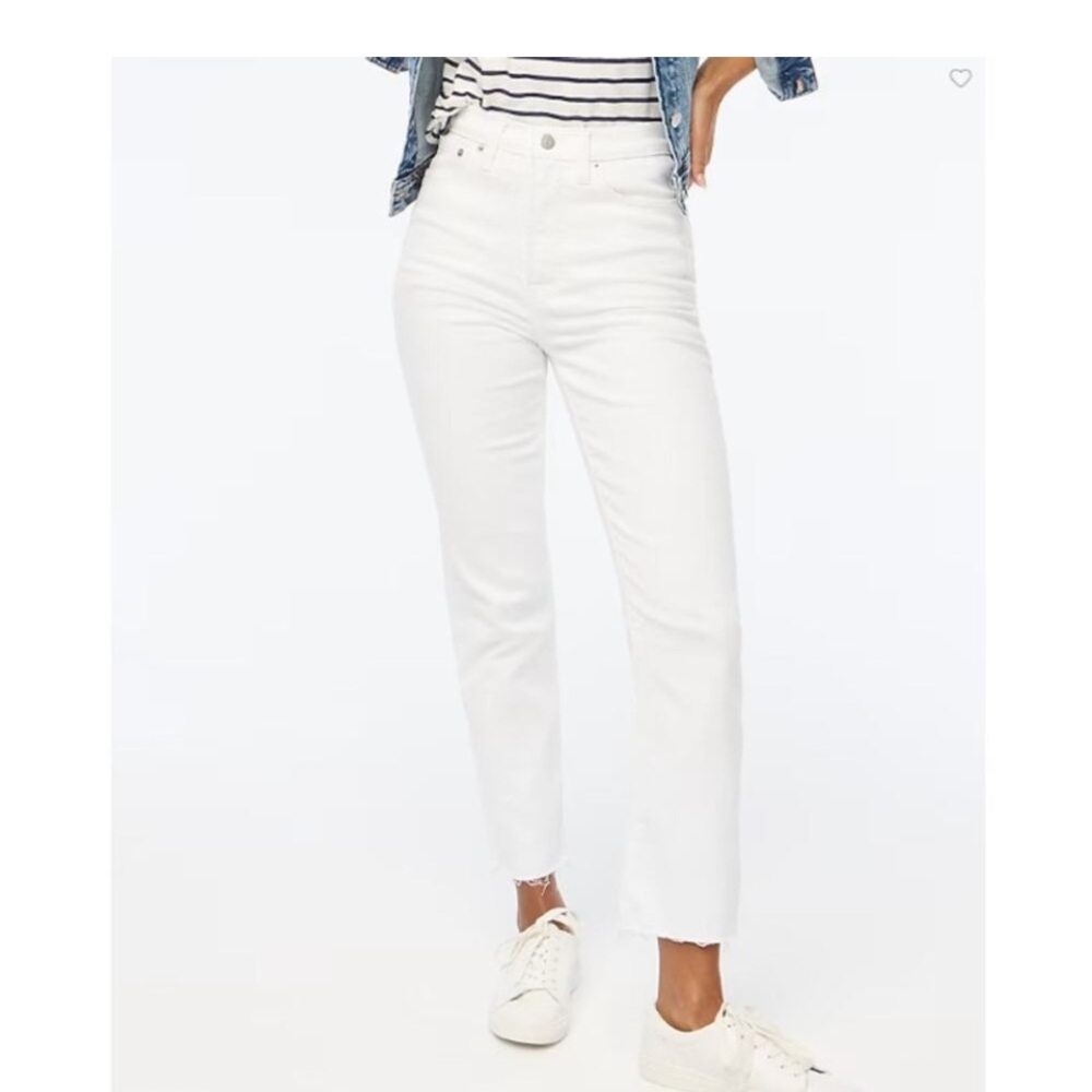 NWT Lauren Ralph Lauren High Rise Straight Ankle Comfort Stretch white
Size 32